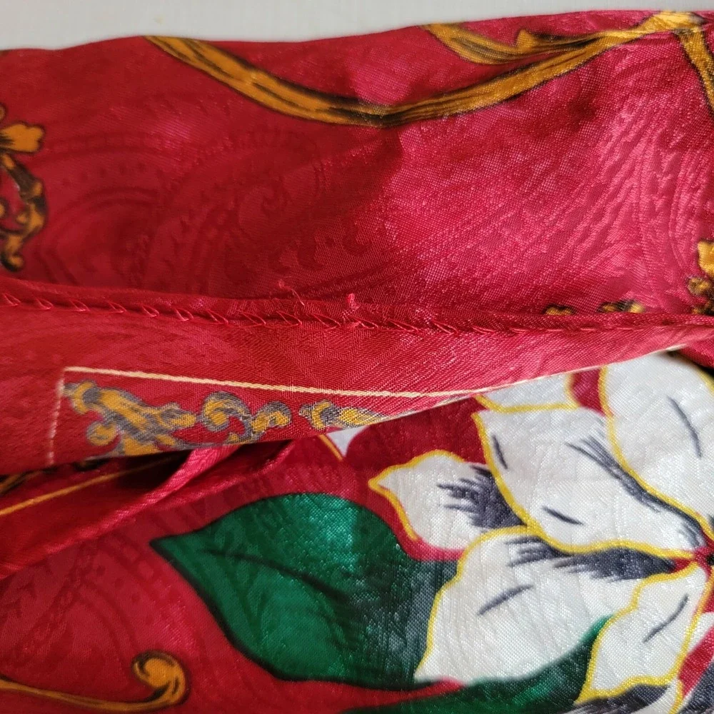 Vivid Jewel Tones Christmas Scarf 50